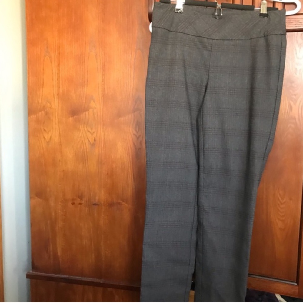 SC & Co. GRY/MAROON Stretch Skinny Pants, 8. DP2